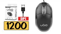 Rato Optico  UGO SIMPLE 1200DPI  Negro