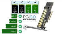 Controladora Ugreen CM302 PCI-E 3.0 M.2 NVMe