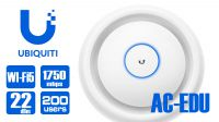 Ponto de acesso Unifi UAP AC EDU 2.4GHz 450Mbps/5GHz 1300Mbps 3x3MIMO 802.11ac int