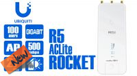 AP Ubiquiti Rocket 5AC airMax lite 5GHz 450Mbps 2xRPSMA