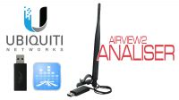 Analisador de espectro AirView2 EXT USB 2.4 GHz antena externa/interna