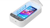 Esterilizador Desinfectante Ultravioleta Smartphone carga inalámbrica Blanco