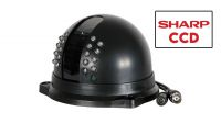 Cámara CCD Sharp 1/4" 420 líneas 18 LEDs IR alcance 15 m